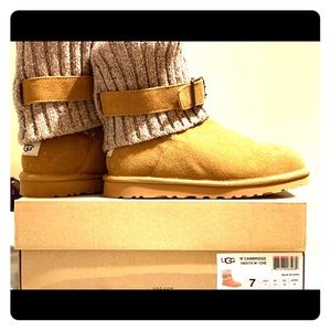 UGG Cambridge Chestnut boots, size 7. Worn once